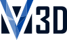 v3d logo footer